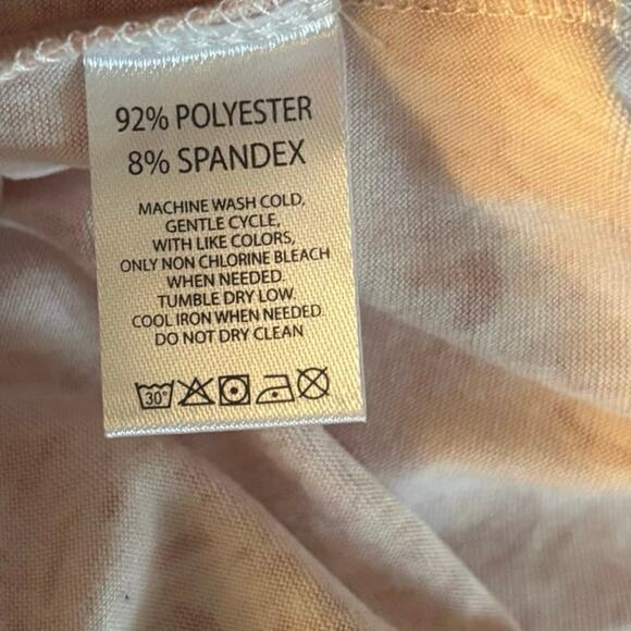 Studio Badgley Mischka Size S Nightgown Floral Print Soft Lace Trim - Picture 4 of 4